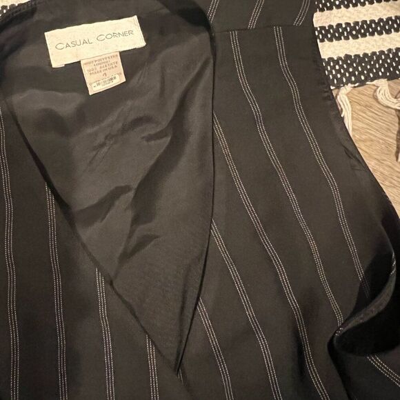 Casual Corner black button down dress 4 - Picture 7 of 7